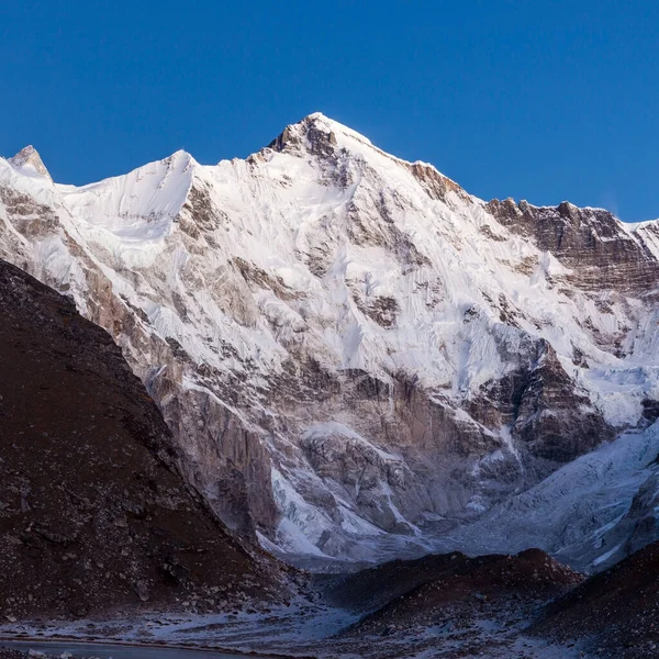 Die Südwand des Mount Cho Oyu 8188m Tolle Aussicht vom Cho Oyu Basislager Himalaya Nepal — Stockfoto