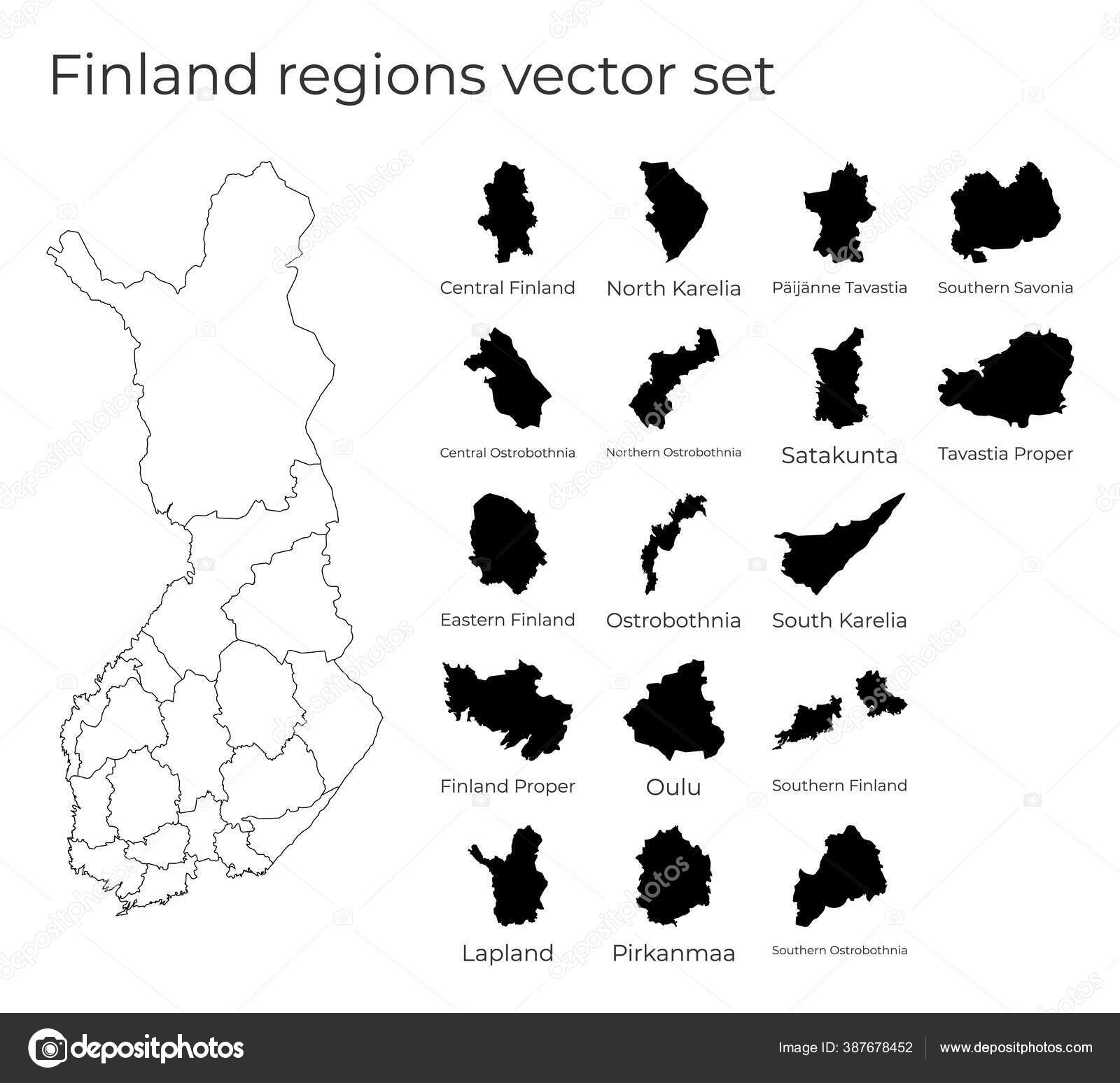 Finland map with shapes of regions Blank vector map of the Country with regions Borders of the Stock Vector by ©gagarych 387678452 finland-map-with-shapes-of-regions-blank-vector-map-of-the-country-with-regions-borders-of-the-stock-vector-by-gagarych-387678452