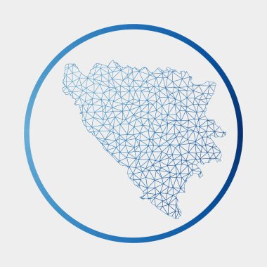 Bosna 'nın Ülke Ağı haritası gradyan halka teknolojisi İnternet ile imzalandı