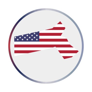 Massachusetts simgesi Massachusetts bayrak işaretli ABD eyaleti şekli