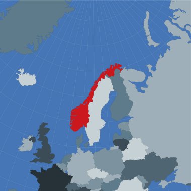 Norway Map Clipart Free Vector Eps Cdr Ai Svg Vector Illustration Graphic Art