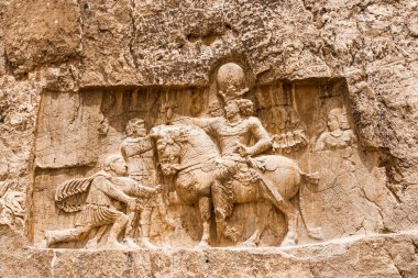 İran 'ın eski Persepolis kentinde antik bir leğen balığı