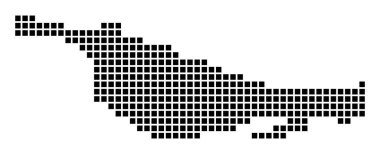 Küçük San Salvador Adası Haritası Küçük San Salvador Adası Noktalı Stil Sınırları