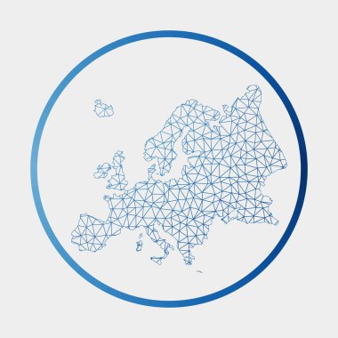 Avrupa 'nın Yuvarlak Avrupa Ağ haritası gradyan halka teknolojisiyle imzalandı