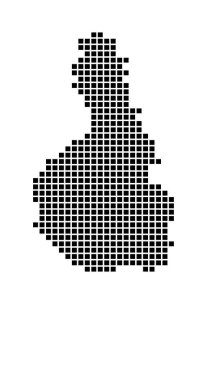 Tioman Adası Haritası Adanın Noktalı Tarzı Kenarlarıyla Dolu