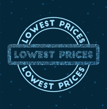 En düşük fiyatlar Parlayan yuvarlak rozet Ağ tarzı geometrik düşük fiyatlar uzay vektöründe damgalanır