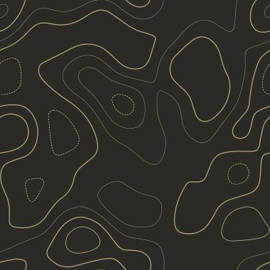 Soyut topoğrafya Gerçek topoğrafya haritası Kusursuz tasarım Etkileyici döşeme izolinleri deseni