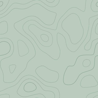 Soyut topoğrafya Yeşil tonlarda gerçek topoğrafik harita dikişsiz tasarım etkileyici fayanslar