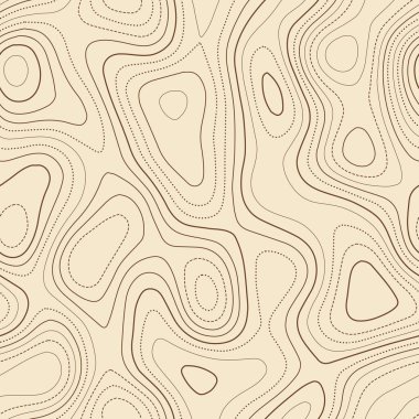 Topografik hatlar. Gerçek topografik harita. Kusursuz tasarım.