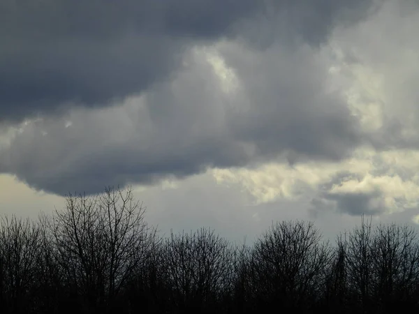 Cielo Con Molte Nuvole — Foto Stock