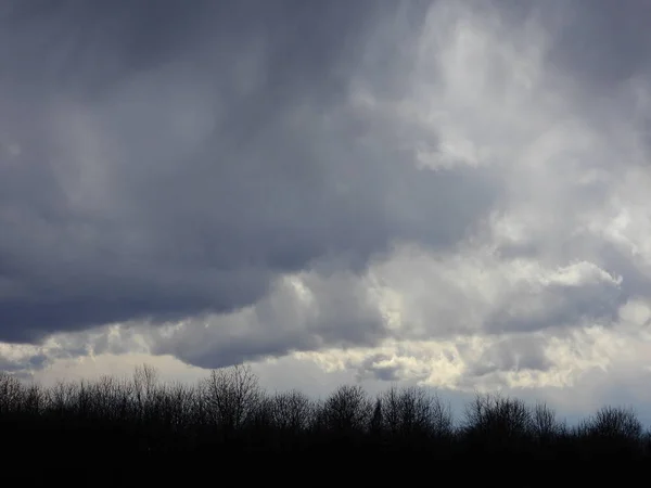 Sky Many Clouds — Stock Photo, Image