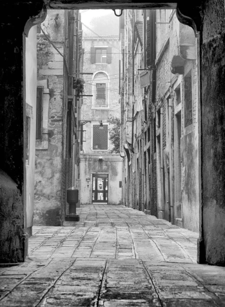 Венеция Черно Белом — стоковое фото