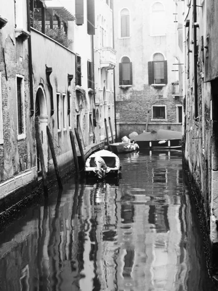 Benátky Černé Bílé — Stock fotografie