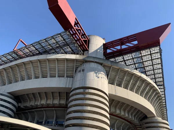 Стадіон Міста Мілан Зовнішній Вигляд — стокове фото