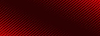 Kırmızı köşegen düz arka plan. Soyut koyu kırmızı çizgili gradyan duvar kağıdı. Broşür, afiş, poster, sunum için çizgili arka plan. Erkeksi doğrusal oyun ya da spor dokusu. Vektör