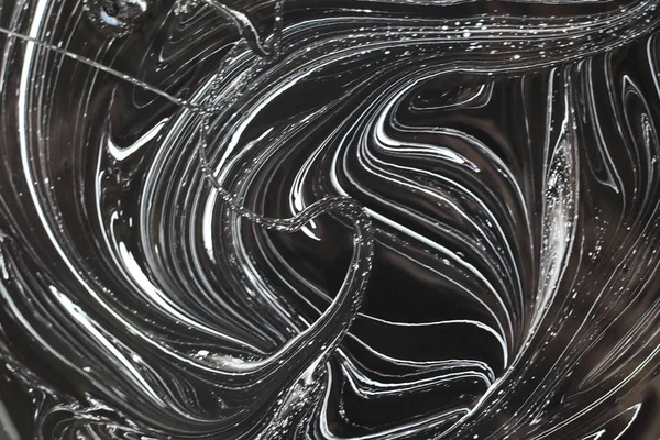 iki renk soyut görüntü karıştırma. Beyaz ve siyah boya dairelerinin dokusu