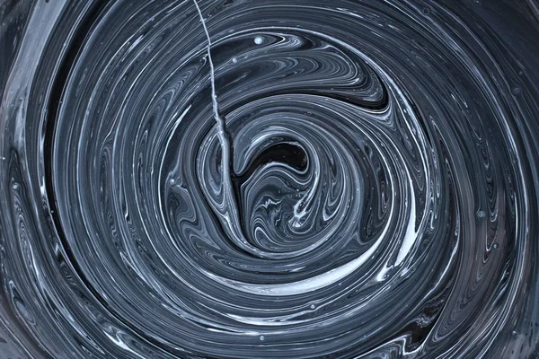 iki renk soyut görüntü karıştırma. Beyaz ve siyah boya dairelerinin dokusu