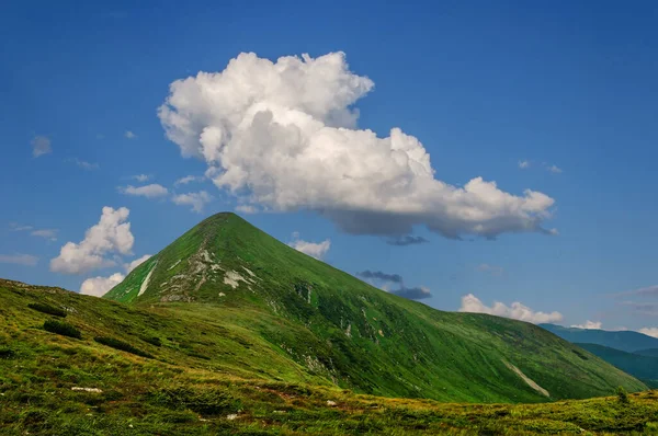 Hoverla Highest Mountain Ukrainian Carpathians — Stock Photo, Image