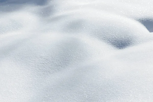Textura Fundo Fresco Neve Fundo Inverno Com Flocos Neve Montes — Fotografia de Stock