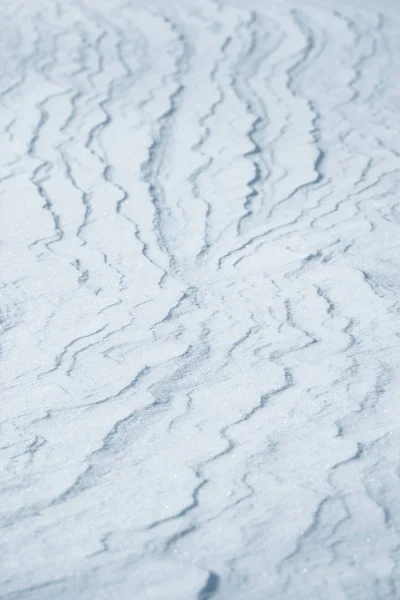 Textura Fondo Nieve Fresca Fondo Invierno Con Copos Nieve Montículos — Foto de Stock