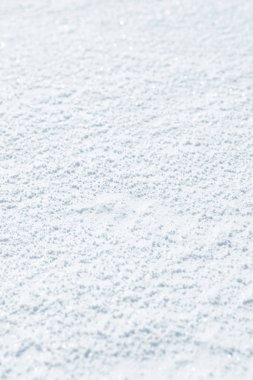 Taze kar arka plan doku. Kış kar taneleri ve kar höyükler arka plan. Kar topaklar.