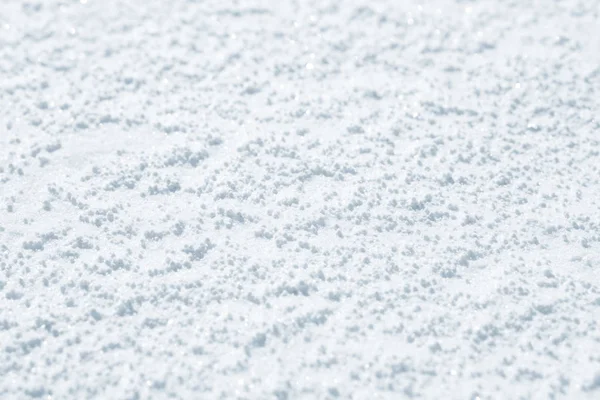 新鲜的雪背景纹理 冬季背景与雪花和雪丘 — 图库照片