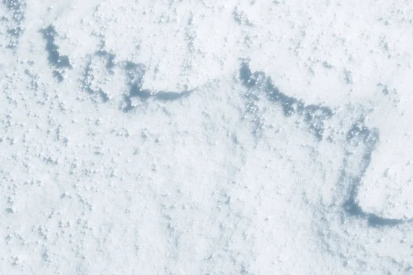 Свежая Текстура Снега Зимний Фон Снежинками Холмами Снежные Комочки — стоковое фото