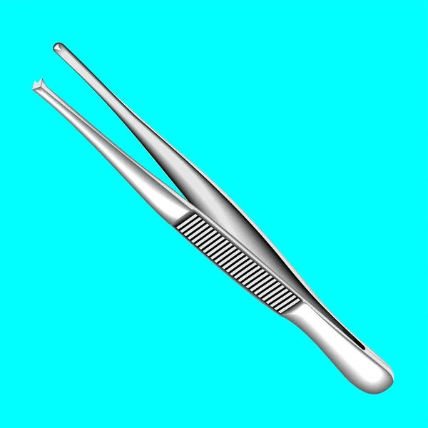 Concept Image Drawing Medical Forceps — Stock Photo, Image