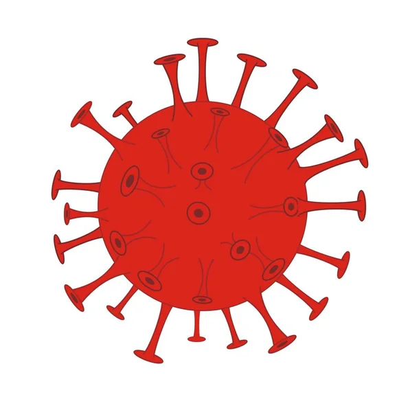 Konzept Bild Zeichnung Virus — Stockfoto