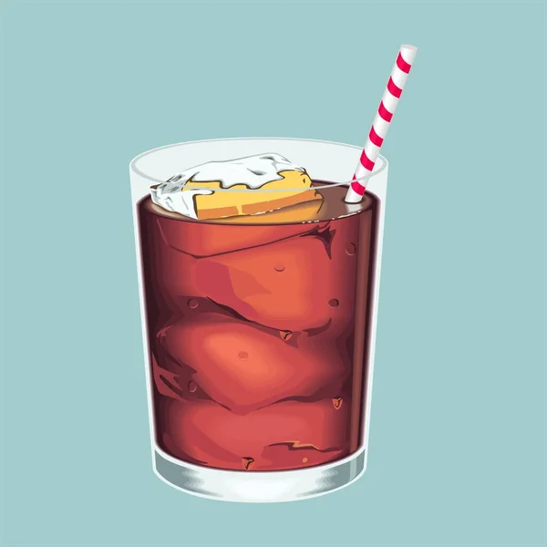 Concept Illustration Dessin Cocktail — Image vectorielle