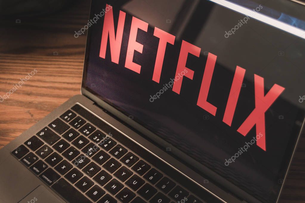 Dallas, Texas/ United States - 05/10/2018: (Photograph of Netflix logo on computer screen)