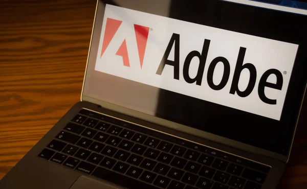 Dallas Texas Vereinigte Staaten Oktober 2018 Adobe Logo Auf Dem — Stockfoto