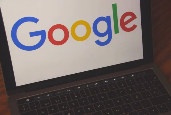 Google Dallas Texas Amerika Birleşik Devletleri Ekim 2018 Logo Üstünde — Stok fotoğraf