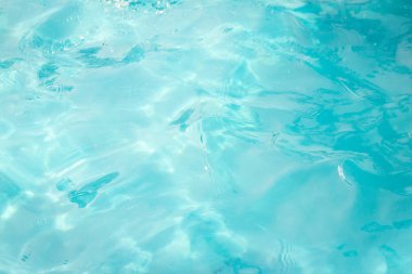 Açık mavi su arka plan yüzeyi