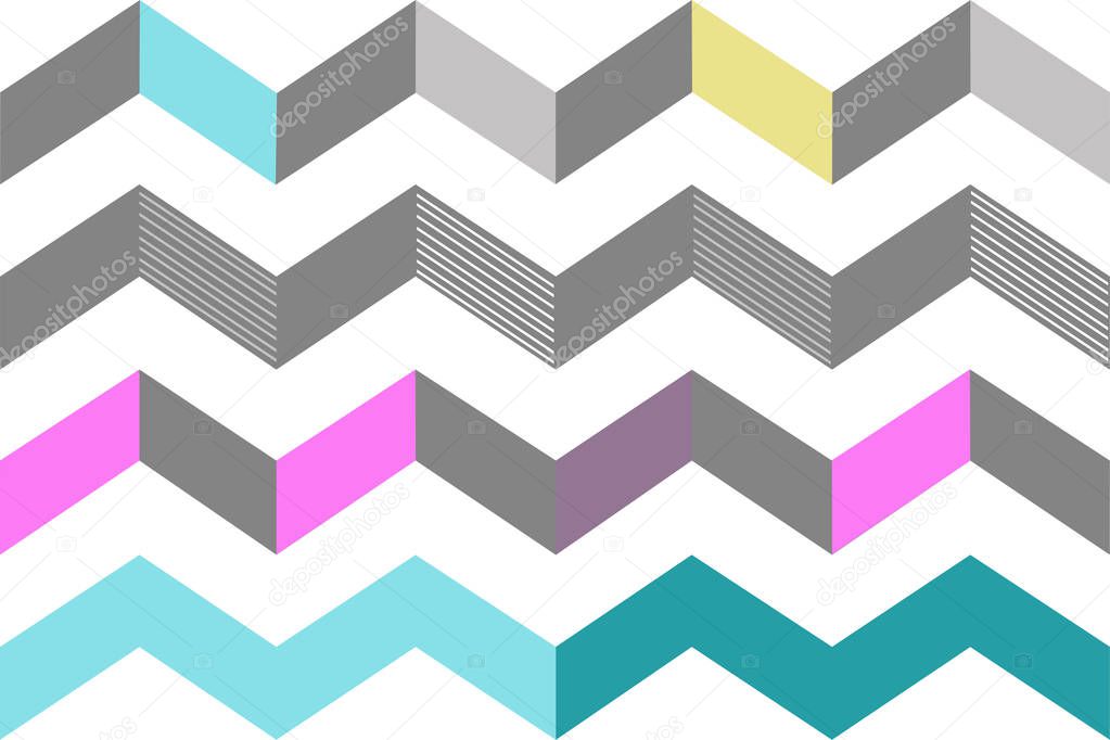 Colorful abstract geometric pattern background