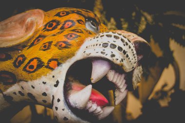 San Antonio Arrazola, Oaxaca / Meksika - 21/7/2018: (San Antonio Arrazola Oaxaca Meksika yerli halk tarafından yapılan geleneksel alebrijes el sanatları,)