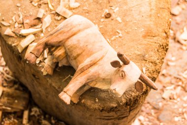 San Antonio Arrazola, Oaxaca / Meksika - 21/7/2018: (San Antonio Arrazola Oaxaca Meksika yerli halk tarafından yapılan geleneksel alebrijes el sanatları,)