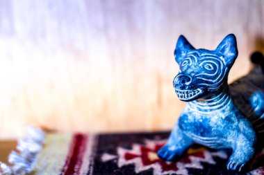 Oaxaca, Oaxaca / Meksika - 21/7/2018: (geleneksel yerli kil köpek adı Xoloescuincle, Oaxaca Meksika)