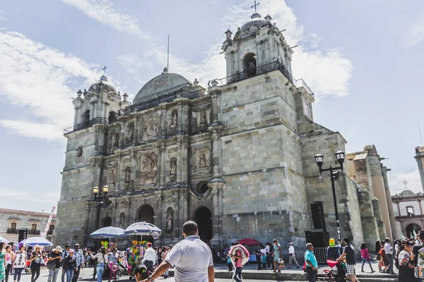 Oaxaca Oaxaca Messico 2018 Cattedrale Nel Centro Oaxaca Messico — Foto Stock