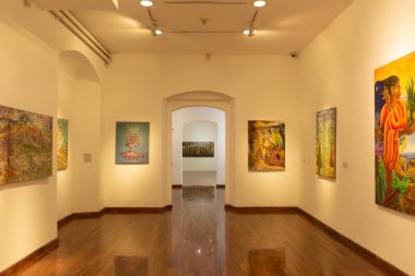 Oaxaca, Oaxaca / Meksika - 21/7/2018: Müzesi Oaxaca Meksika Oaxaca ressam (Museo de los pintores Oaxaquenos)