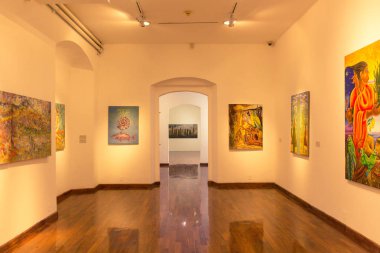 Oaxaca, Oaxaca / Meksika - 21/7/2018: Müzesi Oaxaca Meksika Oaxaca ressam (Museo de los pintores Oaxaquenos)