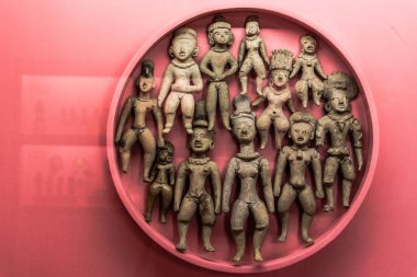 Oaxaca, Oaxaca / Meksika - 21/7/2018: (Prehispanic sanat Oaxaca Meksika Rufino Tamayo Müzesi'nde )