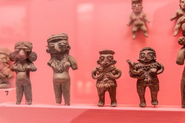 Oaxaca, Oaxaca / Meksika - 21/7/2018: (Prehispanic sanat Oaxaca Meksika Rufino Tamayo Müzesi'nde )