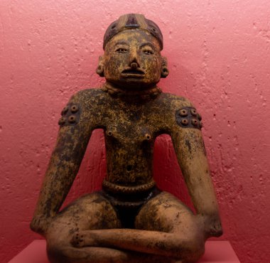 Oaxaca, Oaxaca / Meksika - 21/7/2018: (Prehispanic sanat Oaxaca Meksika Rufino Tamayo Müzesi'nde )