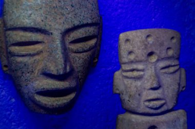 Oaxaca, Oaxaca / Meksika - 21/7/2018: (Prehispanic sanat Oaxaca Meksika Rufino Tamayo Müzesi'nde )