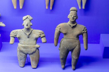 Oaxaca, Oaxaca / Meksika - 21/7/2018: (Prehispanic sanat Oaxaca Meksika Rufino Tamayo Müzesi'nde )