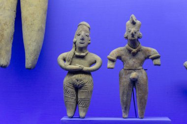 Oaxaca, Oaxaca / Meksika - 21/7/2018: (Prehispanic sanat Oaxaca Meksika Rufino Tamayo Müzesi'nde )