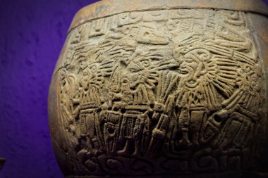 Oaxaca, Oaxaca / Meksika - 21/7/2018: (Prehispanic sanat Oaxaca Meksika Rufino Tamayo Müzesi'nde )