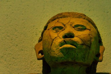 Oaxaca, Oaxaca / Meksika - 21/7/2018: (Prehispanic sanat Oaxaca Meksika Rufino Tamayo Müzesi'nde )