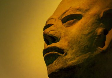 Oaxaca, Oaxaca / Meksika - 21/7/2018: (Prehispanic sanat Oaxaca Meksika Rufino Tamayo Müzesi'nde )